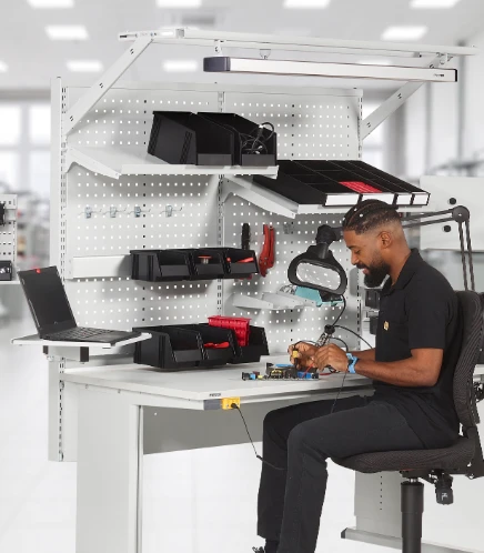 Treston Workstations for Defence, Security and Aerospace Manufacturing